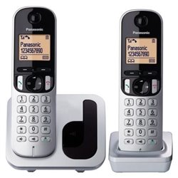 Tel�fono Inal�mbrico Panasonic KX-TGC212PL/ Pack DUO/ Plata