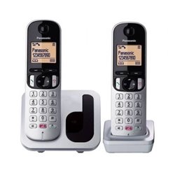 Tel�fono Inal�mbrico Panasonic KX-TGC252SPS/ Pack DUO/ Plata