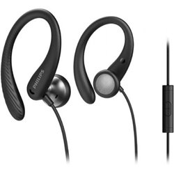 Auriculares Deportivos Philips TAA1105BK/ con Micr�fono/ Jack 3.5/ Negros