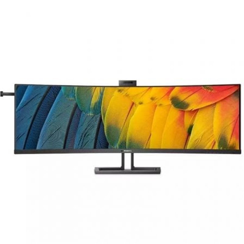 Monitor Profesional Ultraparon�mico Curvo Philips 45B1U6900CH 44.5"/ Dual QHD/ Webcam/ Multimedia/ Regulable en altura/ Negro