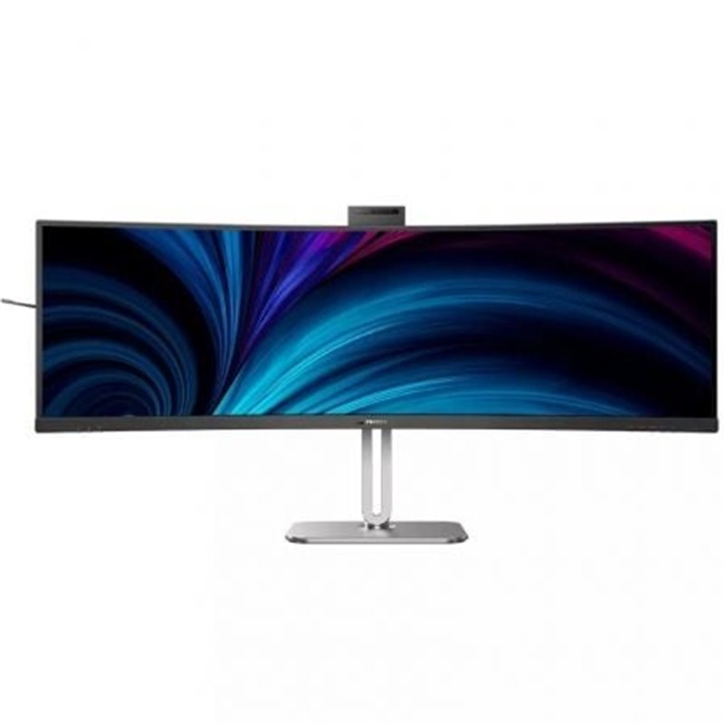 Monitor Profesional Ultraparon�mico Curvo Philips 49B2U5900CH 48.8"/ Dual QHD/ Webcam/ Multimedia/ Regulable en altura/ Plata y 