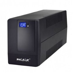 SAI L�nea Interactiva Phasak 1000 VA LCD/ 1000VA/ 4 Salidas/ Formato Torre