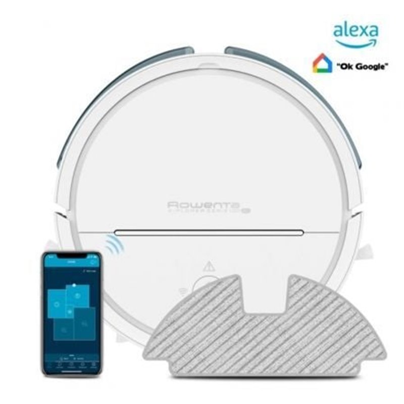 Robot Aspirador Rowenta X-plorer Serie 120 AI/ Friegasuelos/ Autonom�a 120 Min/ control por WiFi