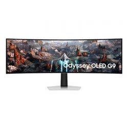 Monitor Gaming Ultrapanor�mico Curvo Samsung Odyssey OLED G9 S49CG934SU 49"/ Dual QHD/ 0.03ms/ 240Hz/ OLED/ Multimedia/ Plata