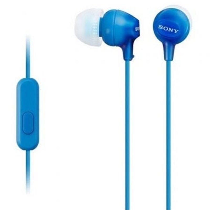 Auriculares Intrauditivos Sony MDR-EX15APLI/ con Micr�fono/ Jack 3.5/ Azules