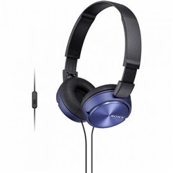 Auriculares Sony MDRZX310APL/ con Micr�fono/ Jack 3.5/ Azules