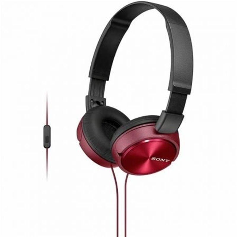 Auriculares Sony MDRZX310APR/ con Micr�fono/ Jack 3.5/ Rojos