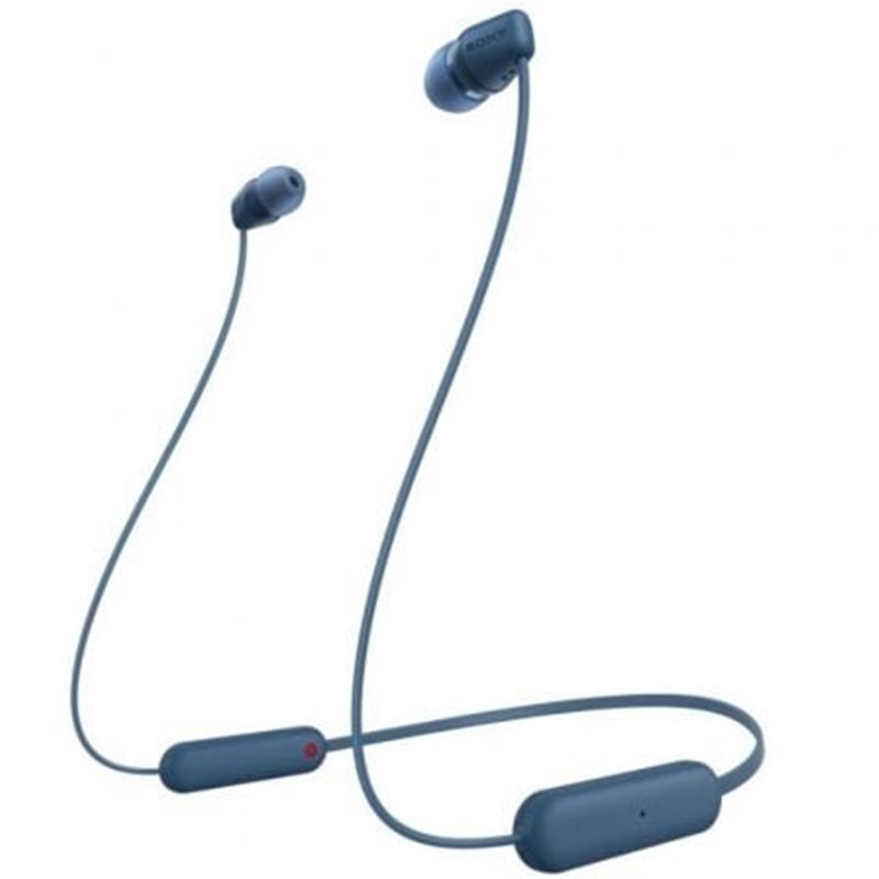 Auriculares Inal�mbrico Intrauditivos Sony WI-C100/ con Micr�fono/ Bluetooth/ Azules