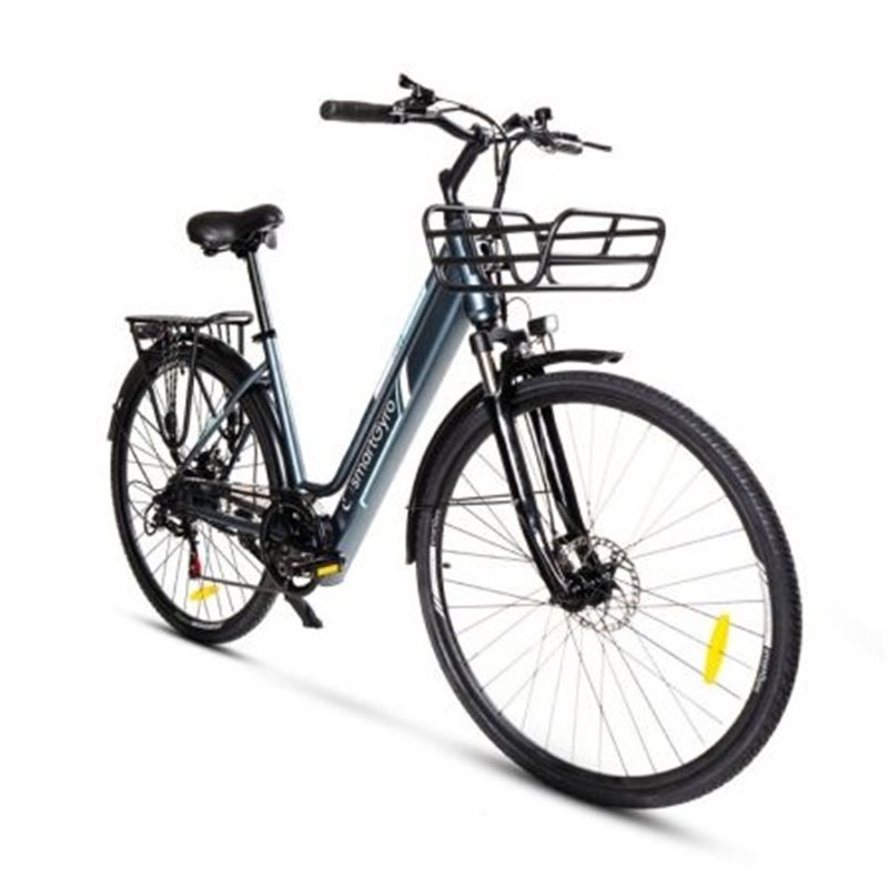 Bicicleta El�ctrica SmartGyro Ebike Sunset Titanium/ Motor 250W/ Ruedas 27.5"/ Titanium