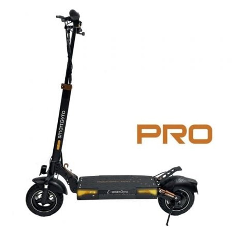 Patinete El�ctrico SmartGyro Rockway PRO Certificado/ Motor 1000W/ Ruedas 10"/ 25km/h /Autonom�a 60km/ Negro