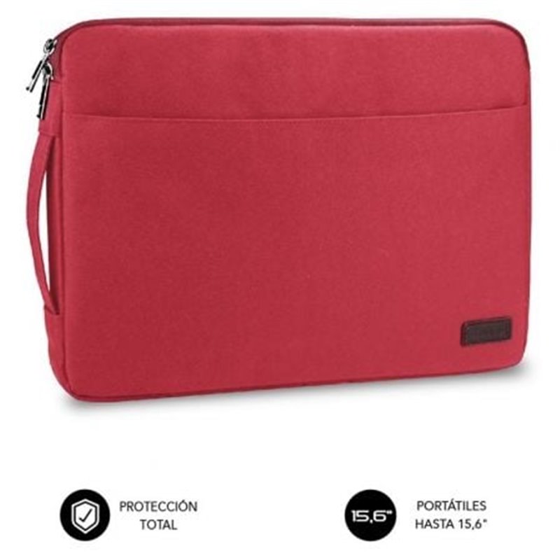 Funda Subblim Urban Laptop Sleeve para Port�tiles hasta 15.6"/ Roja