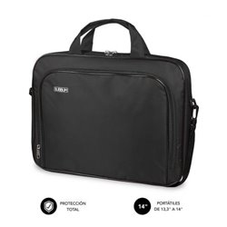 Malet�n Subblim Oxford para Port�tiles hasta 14"/ Negro