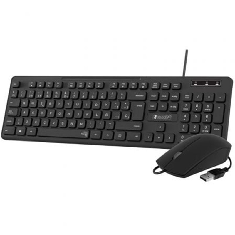 Teclado y Rat�n Subblim Combo Business Slim CSSK01/ Negro