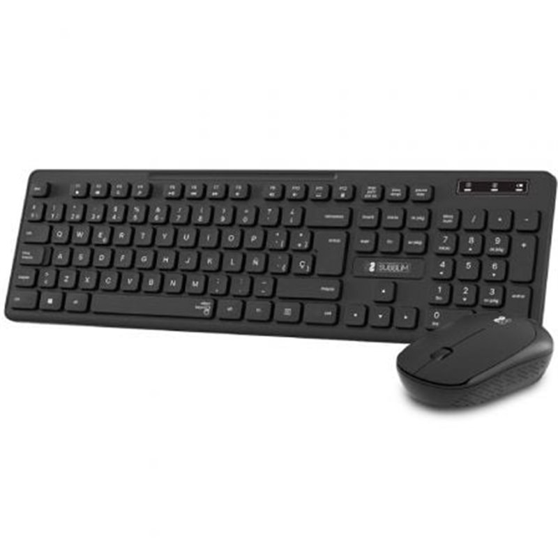 Teclado y Rat�n Inal�mbrico Subblim Combo Business Slim CSSW10/ Negro