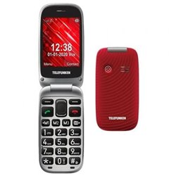 Tel�fono M�vil Telefunken S560/ Para Personas Mayores/ Rojo