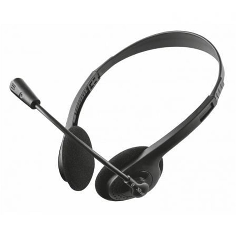 Auriculares Trust Primo Chat/ con Micr�fono/ Jack 3.5/ Negros