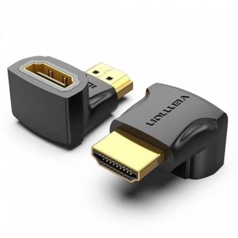 Adaptador HDMI 4K 90� Vention AIOB0-2/ HDMI Macho - HDMI Hembra/ Pack 2 Uds