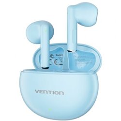 Auriculares Bluetooth Vention ELF 06 NBKS0 con estuche de carga/ Autonom�a 6h/ Azules