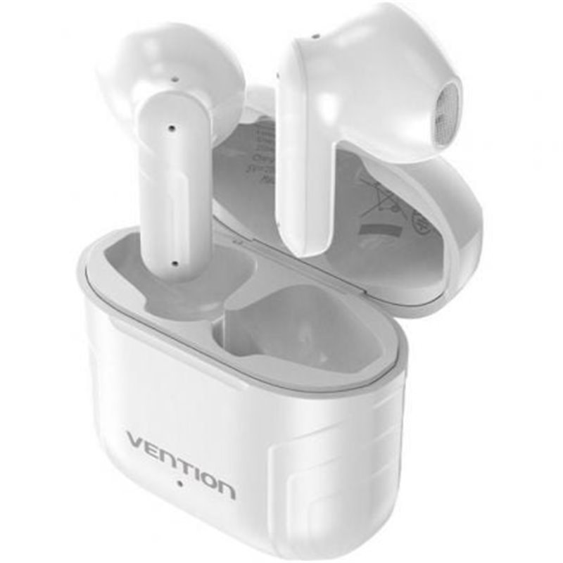 Auriculares Bluetooth Vention ELF 05 NBOW0 con estuche de carga/ Autonom�a 5h/ Blancos