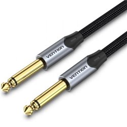 Cable Est�reo Vention BASHG/ Jack 6.5 Macho - Jack 6.5 Macho/ 1.5m/ Gris