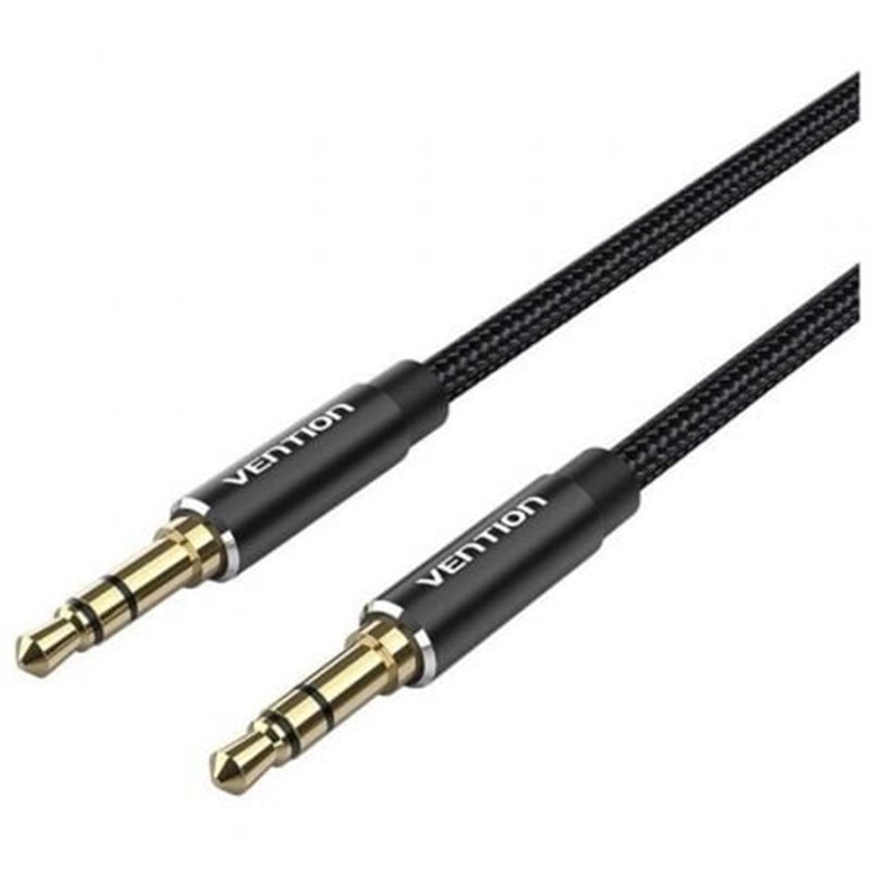 Cable Est�reo Vention BAWBD/ Jack 3.5 Macho - Jack 3.5 Macho/ 50cm/ Negro