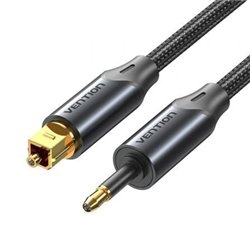 Cable de Audio de Fibra �ptica Vention BKCBF/ 1m/ Negro