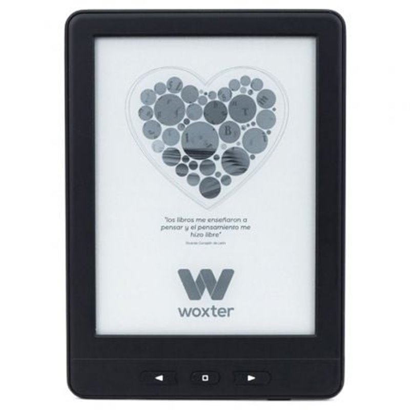 Libro Electr�nico Ebook Woxter Scriba Paperlight TP/ 6" tactil retroiluminado Tinta Electr�nica/ Negro