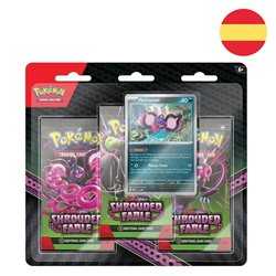 Blister juego cartas coleccionables Fabula Sombria Escarlata y Pupura Pokemon espa�ol surtido