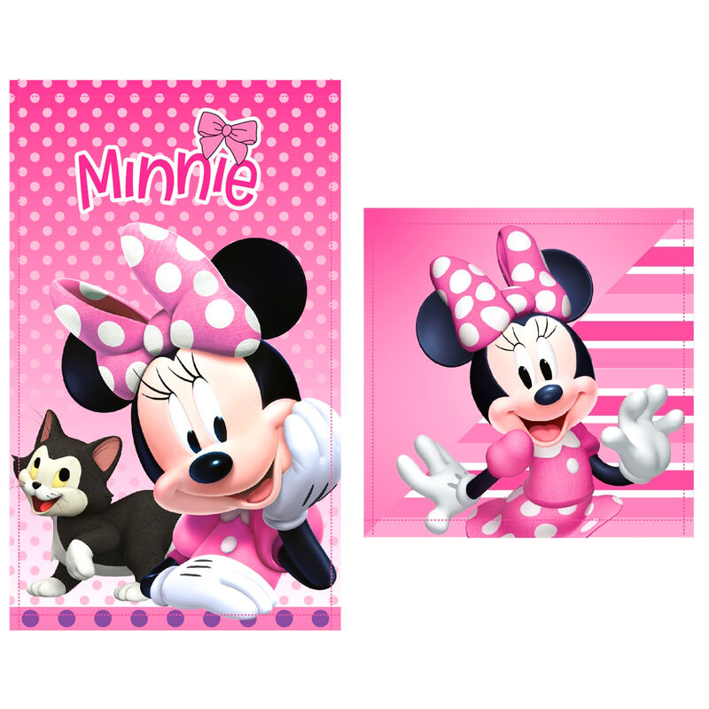 Set 2 toallas ba�o Minnie Disney algodon