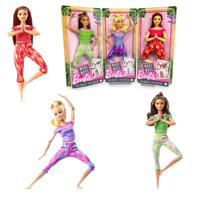 Mu�eca Made to Move Barbie surtido