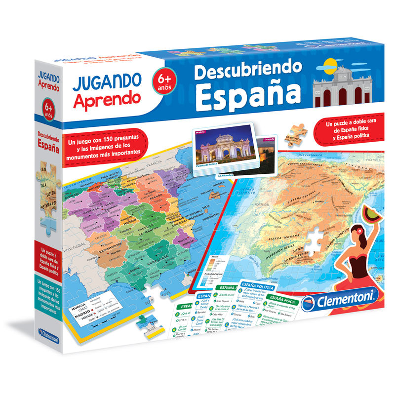 Juego puzzle Mapa Geo descubre Espa�a