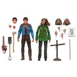 Set 2 figuras Ultimate Bloody Ash &38 Cheryl Williams Evil Dead 18cm