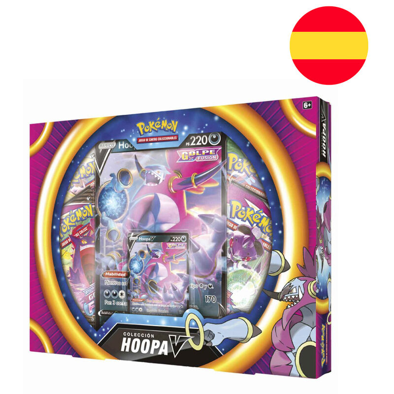 Blister juego cartas coleccionables Hoopa V Pokemon Espa�ol