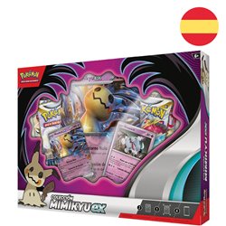 Blister juego cartas coleccionables Mimikyu Ex Pokemon espa�ol