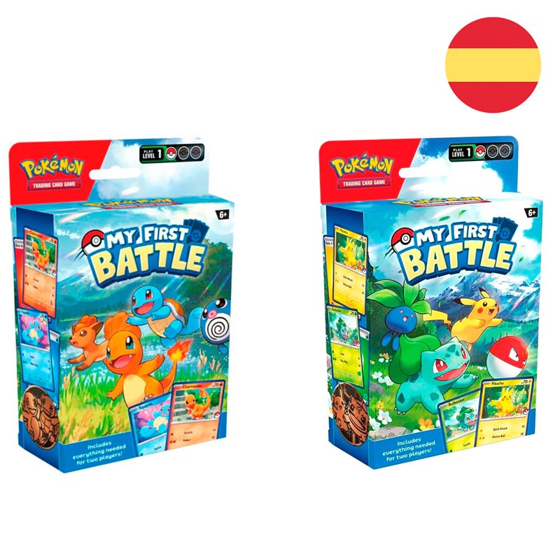 Baraja juego cartas coleccionables Mi primer combate Pokemon Espa�ol surtido