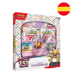 Blister juego cartas coleccionables Alakazan Ex 151 Escarlata y Purpura Pokemon espa�ol