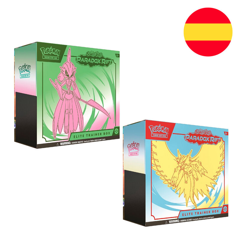 Estuche juego cartas coleccionables Brecha Paradojica Escarlata & Purpura Pokemon espa�ol surtido