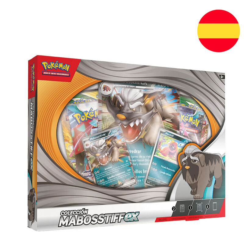 Blister juego cartas coleccionables Mabosstiff Pokemon espa�ol