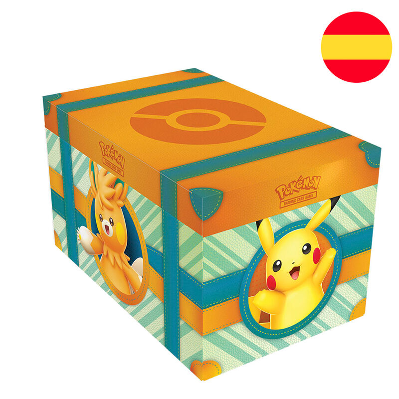 Cofre del tesoro juego cartas coleccionables Pokemon espa�ol