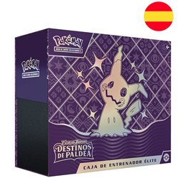 Estuche juego cartas coleccionables Destinos de Paldea Escarlata y Purpura Pokemon Espa�ol