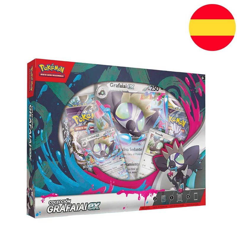 Blister juego cartas coleccionables Grafaiaia Pokemon espa�ol