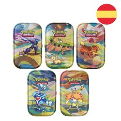 Mini lata juego cartas coleccionables Pokemon surtido espa�ol