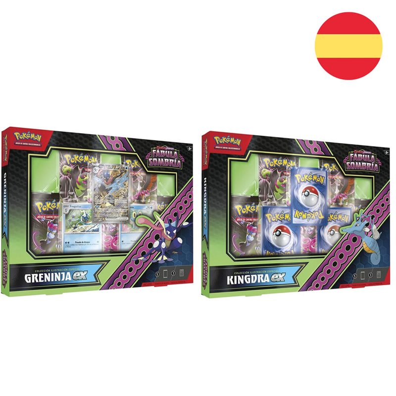 Blister juego cartas coleccionables Fabula Sombria Escarlata & Purpura Pokemon Espa�ol surtido