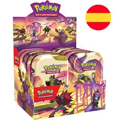 Mini lata juego cartas coleccionables SV6 Pokemon espa�ol surtido