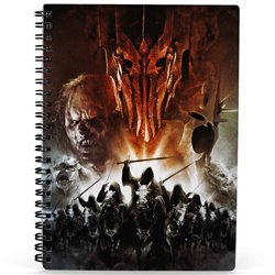 Cuaderno 3D Ejercito El Se�or de los Anillos