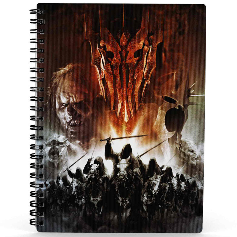 Cuaderno 3D Ejercito El Se�or de los Anillos