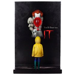 Figura Poster 3D Pennywise &38 Georgie It 2017