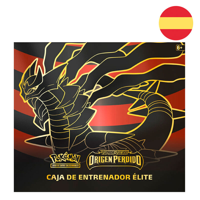 Estuche juego cartas coleccionables Entrenador Origen Perdido Elite Espada y Escudo Pokemon espa�ol