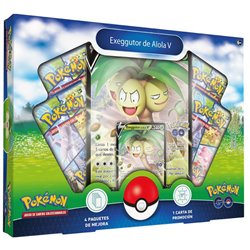 Blister juego cartas coleccionables Exeggutor de Alola V Pokemon Go espa�ol