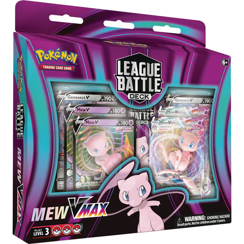 Blister Juego Cartas Coleccionables Mew VMax Pokemon espa�ol